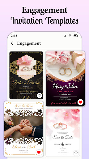 Invitation Card Maker & Music ekran görüntüsü
