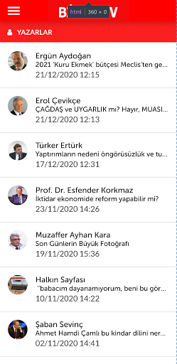 Bizim TV ekran görüntüsü