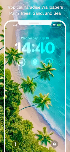 Beach Live Wallpaper 4K ekran görüntüsü
