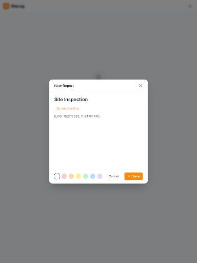 SiteLog: Field Reports & Notes ekran görüntüsü