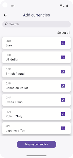 Simple Currency Converter ekran görüntüsü