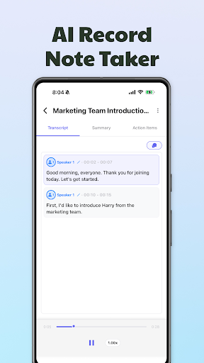 AI Record: Meeting Minutes PDF ekran görüntüsü