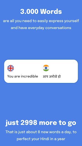 3000 Most Common Hindi Words ekran görüntüsü
