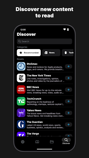 RSS-Feed ekran görüntüsü