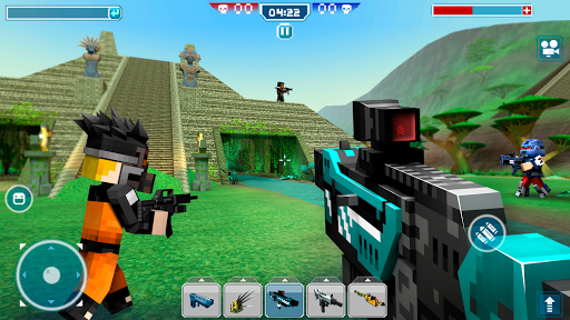 Blocky Cars Tank oyunları ekran görüntüsü