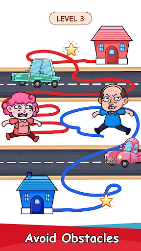 Rush Home: çizim bulmaca oyunu ekran görüntüsü