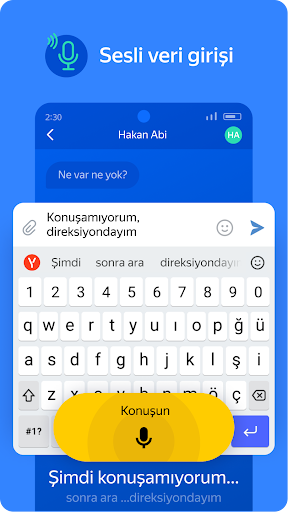 Yandex Keyboard - Klavye ekran görüntüsü