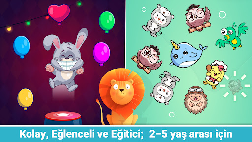 Çocuklar için hayvan bulmaca ekran görüntüsü