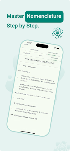 Chemistry Nomenclature Formula ekran görüntüsü