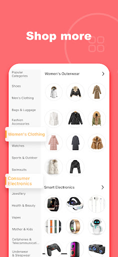 Voghion - Online shopping app ekran görüntüsü