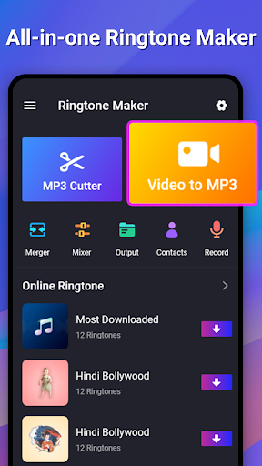 MP3 kesici, müzik kesici ekran görüntüsü