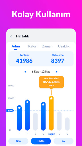Adım İzleyici - Adım Sayar ekran görüntüsü