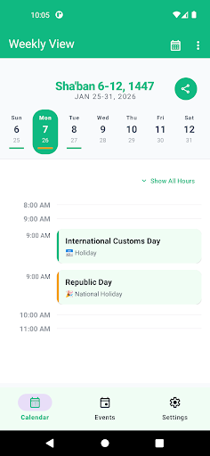 Hijri Calendar: Islamic Date ekran görüntüsü