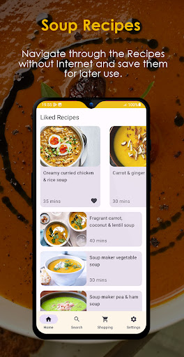 Soup Recipes Offline ekran görüntüsü