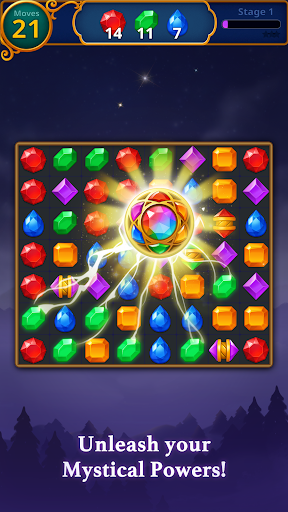 Jewels Magic: Mystery Match3 ekran görüntüsü