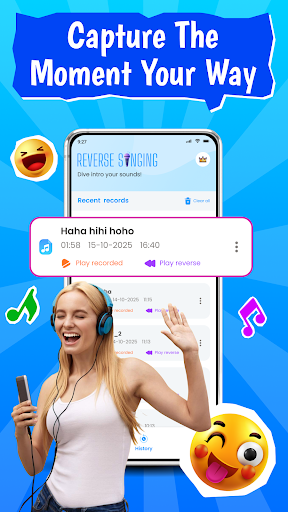 Reverse Audio: Flip Singing ekran görüntüsü