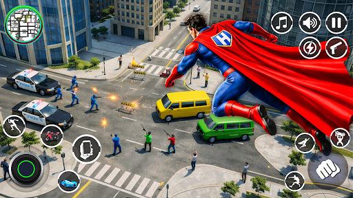 Superhero Simulator 3D ekran görüntüsü