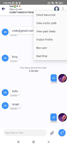 Appy Pie LiveChat ekran görüntüsü