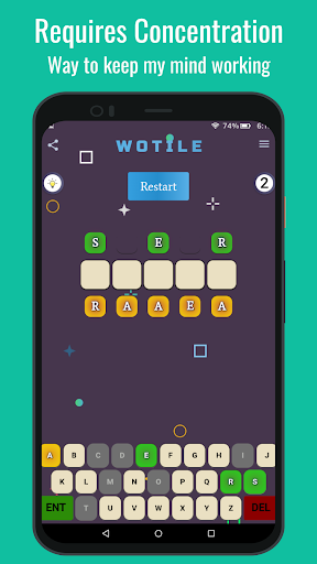 Wotile - Test Your Word Skills ekran görüntüsü
