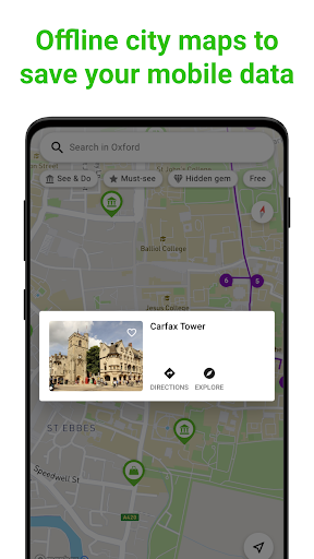 Oxford Tour Guide:SmartGuide ekran görüntüsü