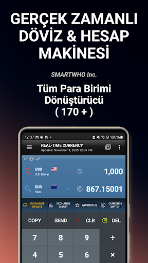 TÜM Para Birimi Dönüştürücü ekran görüntüsü