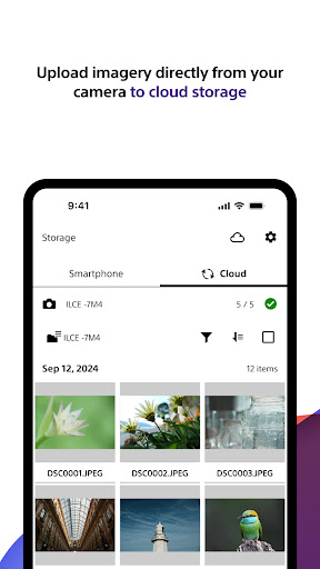 Sony | Creators' App ekran görüntüsü
