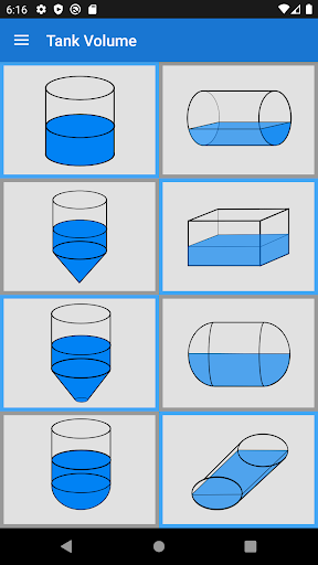 Tank Volume Calculator ekran görüntüsü