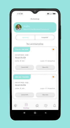 Vine Recruitment App ekran görüntüsü
