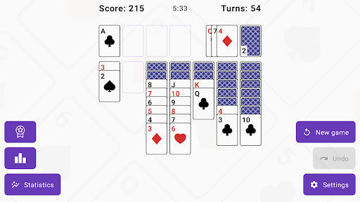 Klondike Solitaire ekran görüntüsü