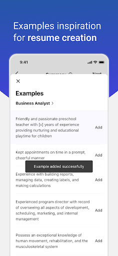 Resume Builder: PDF Resume App ekran görüntüsü
