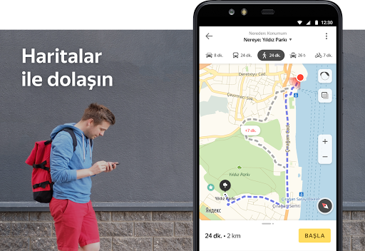 Yandex Maps ve Navigasyon ekran görüntüsü