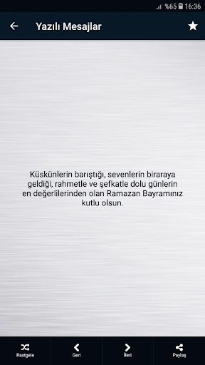 Ramazan Bayramı Mesajları ekran görüntüsü