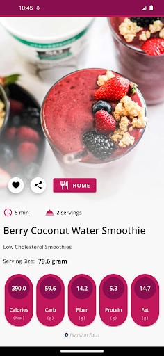 Low Cholesterol Diet Smoothies ekran görüntüsü