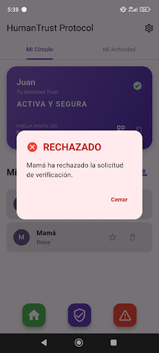HumanTrust Protocol ekran görüntüsü