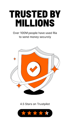 Ria Money Transfer ekran görüntüsü