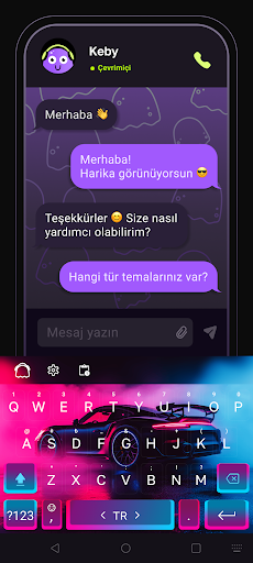 Keby Sevimli Klavye Temaları ekran görüntüsü