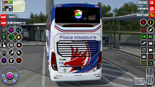 Bus Game Way Coach Bus Driving ekran görüntüsü