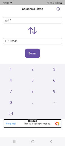 Galones a Litros ekran görüntüsü