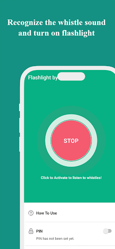 Flashlight by Whistle: Flash ekran görüntüsü