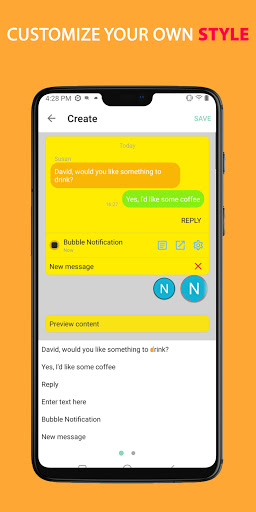 Bubble Notification Chat Heads ekran görüntüsü