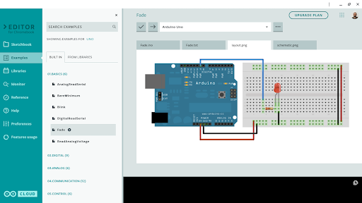 Arduino Cloud for Chromebook ekran görüntüsü