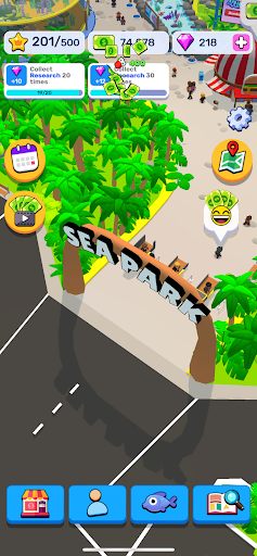 Idle Sea Park - Fish Tank Sim ekran görüntüsü