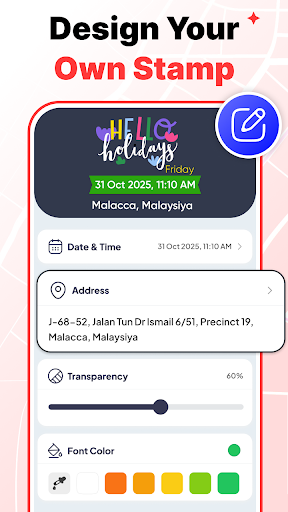 Tagofy - GPS Timestamp Camera ekran görüntüsü