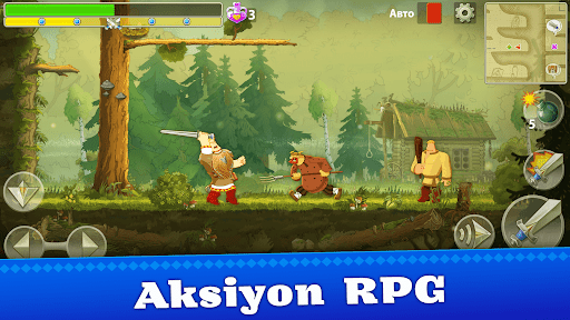 Kahraman macera. Aksiyon RPG ekran görüntüsü