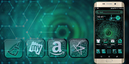 Hi Tech Launcher Theme ekran görüntüsü