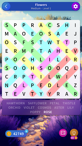 Word Search Puzzles Pro ekran görüntüsü