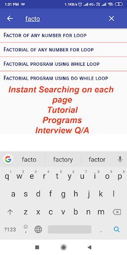 Java Programming App ekran görüntüsü