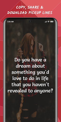 Pickup Lines and Flirty Texts ekran görüntüsü
