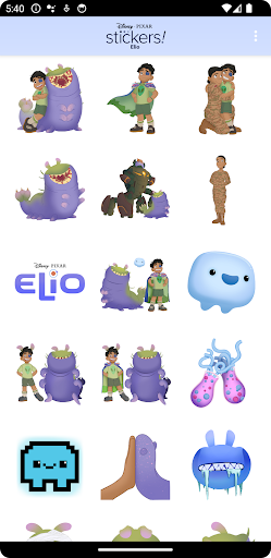 Pixar Stickers: Elio ekran görüntüsü
