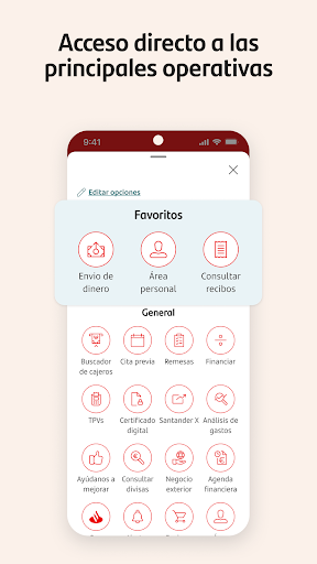 Santander Empresas ekran görüntüsü
